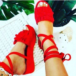 Liliana Pierre Wedge Sandals